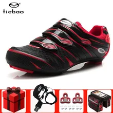 TIEBAO/Мужская обувь для шоссейного велоспорта; комплект с педалью для триатлона; профессиональная обувь для велосипеда с самоблокирующимся замком; спортивные кроссовки для гонок; wo men