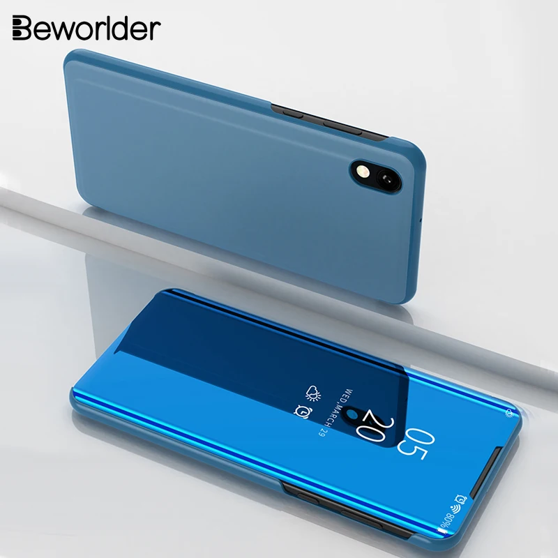 Чехлы для телефонов Huawei Honor 8 s чехол из искусственной кожи с зеркальным покрытием