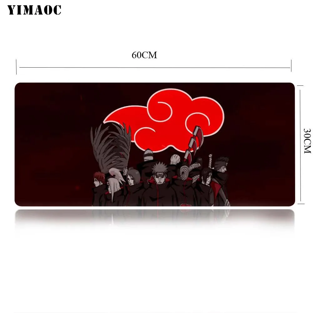 YIMAOC Наруто Коврик для компьютерной мыши коврик Противоскользящий натуральный