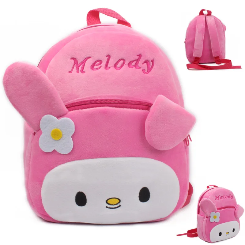 Игрушка HELLO KITTY для девочек, детская Наплечная Сумка с мультяшным плюшевым мешком для детей 2-4 лет, детский сад, маленький класс, сумка для малышей средней школы