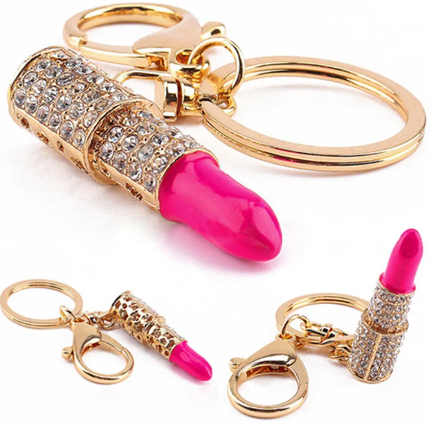 lipstick crystal bag