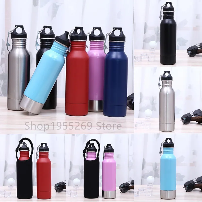 

12Oz Can Beer Cooler Keeper Insulator Holder Thermos Cola Bottle With Opener Stainless Steel Cold Beer Travel Bottle Drinkware