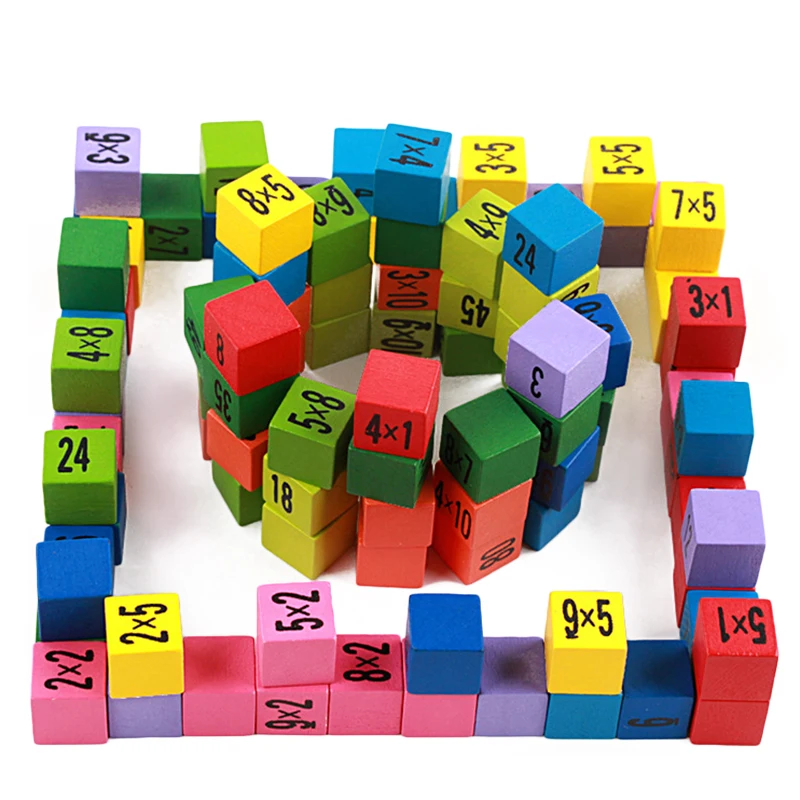 Деревянный 99 Таблица размножения Математика арифметические учебные материалы дети монтесори образование обучающие игрушки для детей детский сад