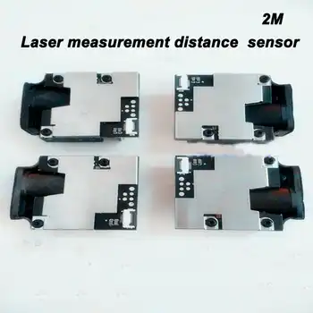 Free shipping High precision laser sensor 2M 20HZ USB-TTL Serial port STC microcontroller laser distance measuring sensor +-1