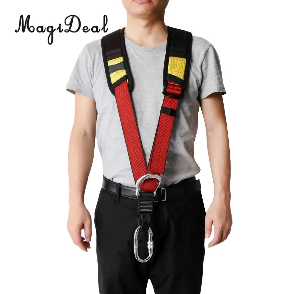 

MagiDeal High Strength Safety Pro Shoulder Strap Sling for Outdoor Professional Rock Climbing Fall Protection Harness Equipment