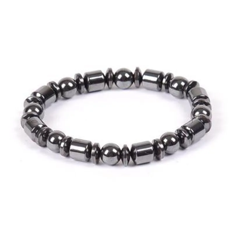 

2017 New Design Hematite Chain Bracelets For Women and Man Fashionable Magnetic String Chain For Unisex