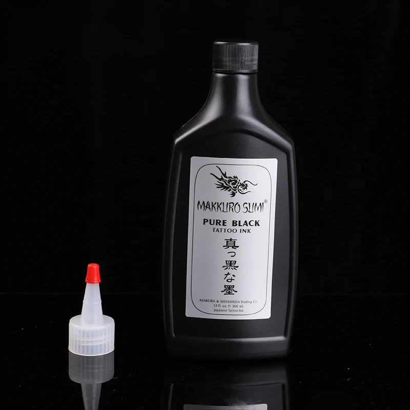 

Tattoo Ink MAKKURO SUMI Pure Blaack Pigment 360ml/bottle Ink for Tattoo Machine Kits