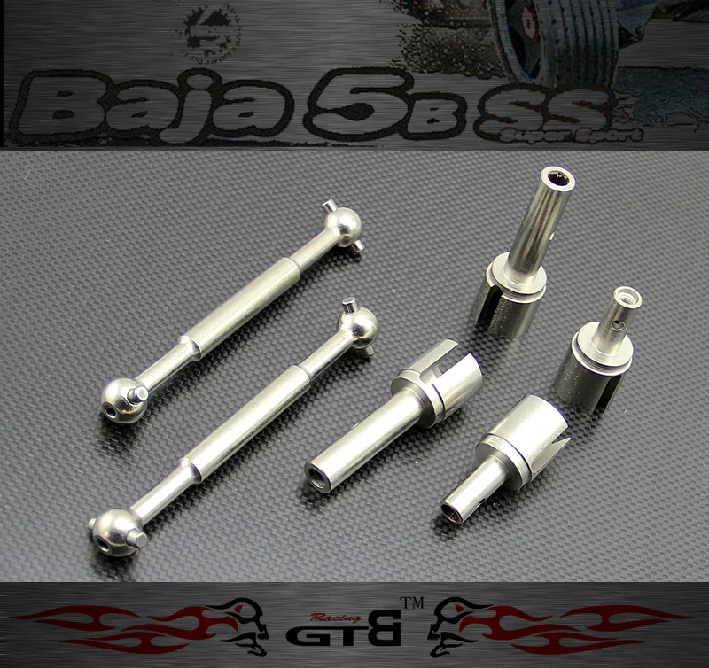 

GTBracing CNC driving shaft set(strengthen dogbone and 5mm pin) GR038 baja