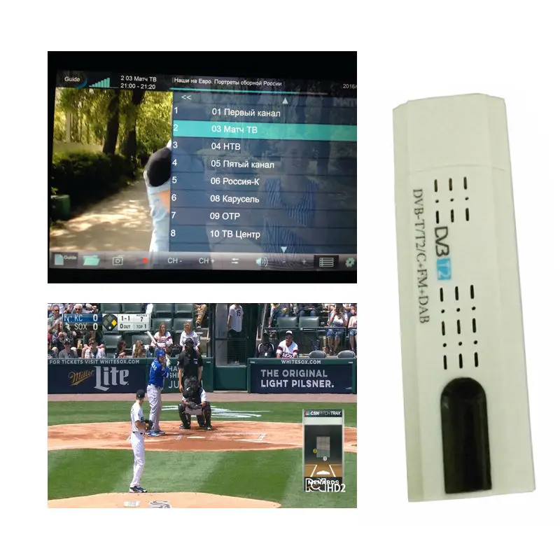 Цифровой DVB T2 USB ТВ-тюнер с антенной пульт дистанционного управления USB2.0 HD ТВ-приемник для DVB-T2 DVB-C FM DAB DVB-T2 usb-флешка