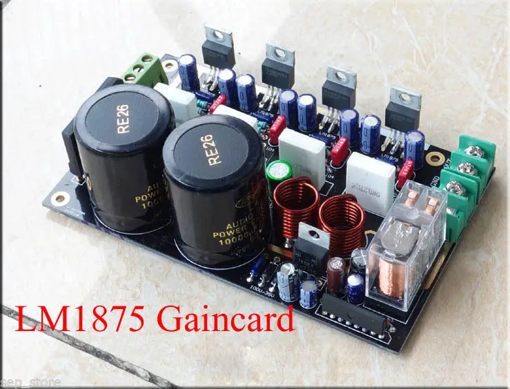 

Assembeld Gaincard (GC) Version LM1875 in parallel amplifier board L163-81