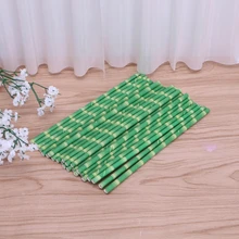 VFGTERTE 25 шт. Экологичные бамбуковые бумажные соломинки с рисунком Свадебные питие для вечеринки чашки для бутылочки для напитков аксессуары