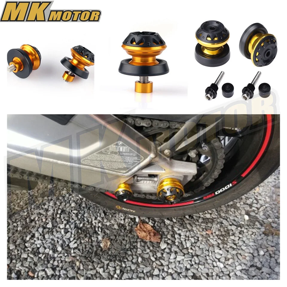 

Free shipping 2017 10MM 8 color motorcycle CNC swingarm spools swing arm sliders for Kawasaki Z900 z900