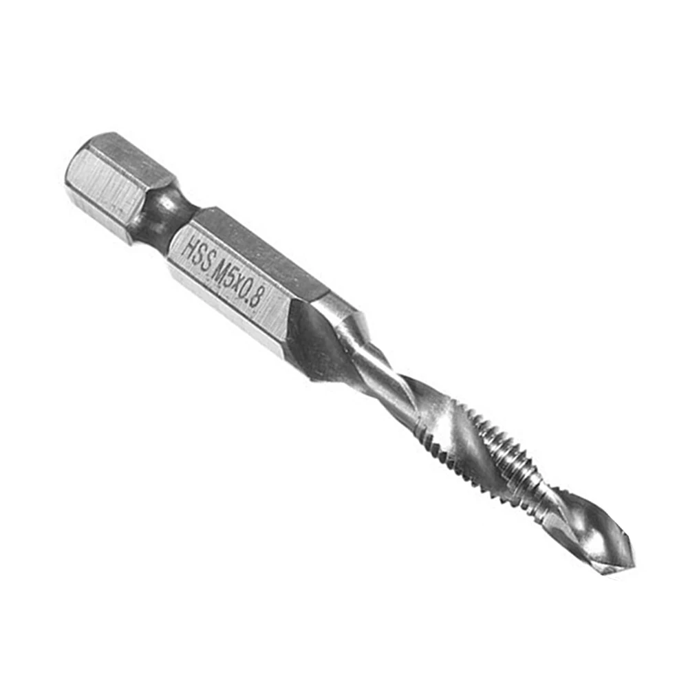 Сверло KKMOON 1 шт. 2 в 1/4 &quot шестигранный хвостовик быстрорежущая сталь метрическая