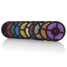 10 метров 20 метров 24AWG гибкий многожильный силиконовый кабель RC медный провод электронный разъем многоцветный DIY