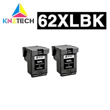 Cartucho de Tinta para substituir 62 2X PRETO para hp62 62xl Envy Officejet 5740 5741 5742 5743 5640 5660 7640 5540 5544 5545 5546