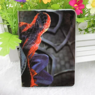 

New High quality PVC passport Cover , ID Credit Card Cover business Card - ID Holders for travel spider-man pattern