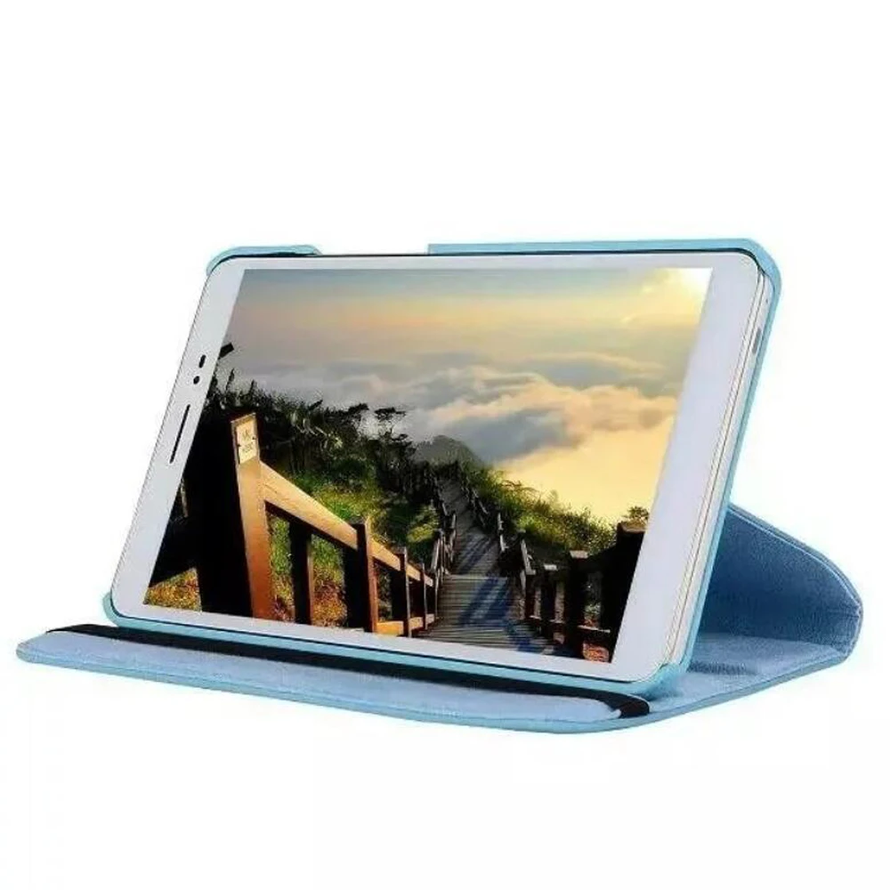 2018 вращающийся на 360 Градусов Кожаный чехол подставка для Huawei MediaPad T2 Pro 8 0