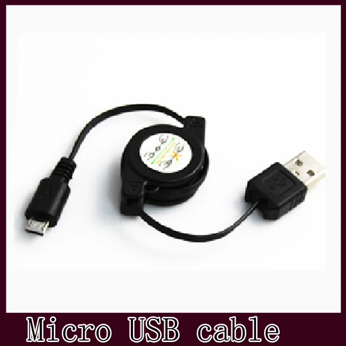 Retractable micro usb cable charger cables data cabo kabel