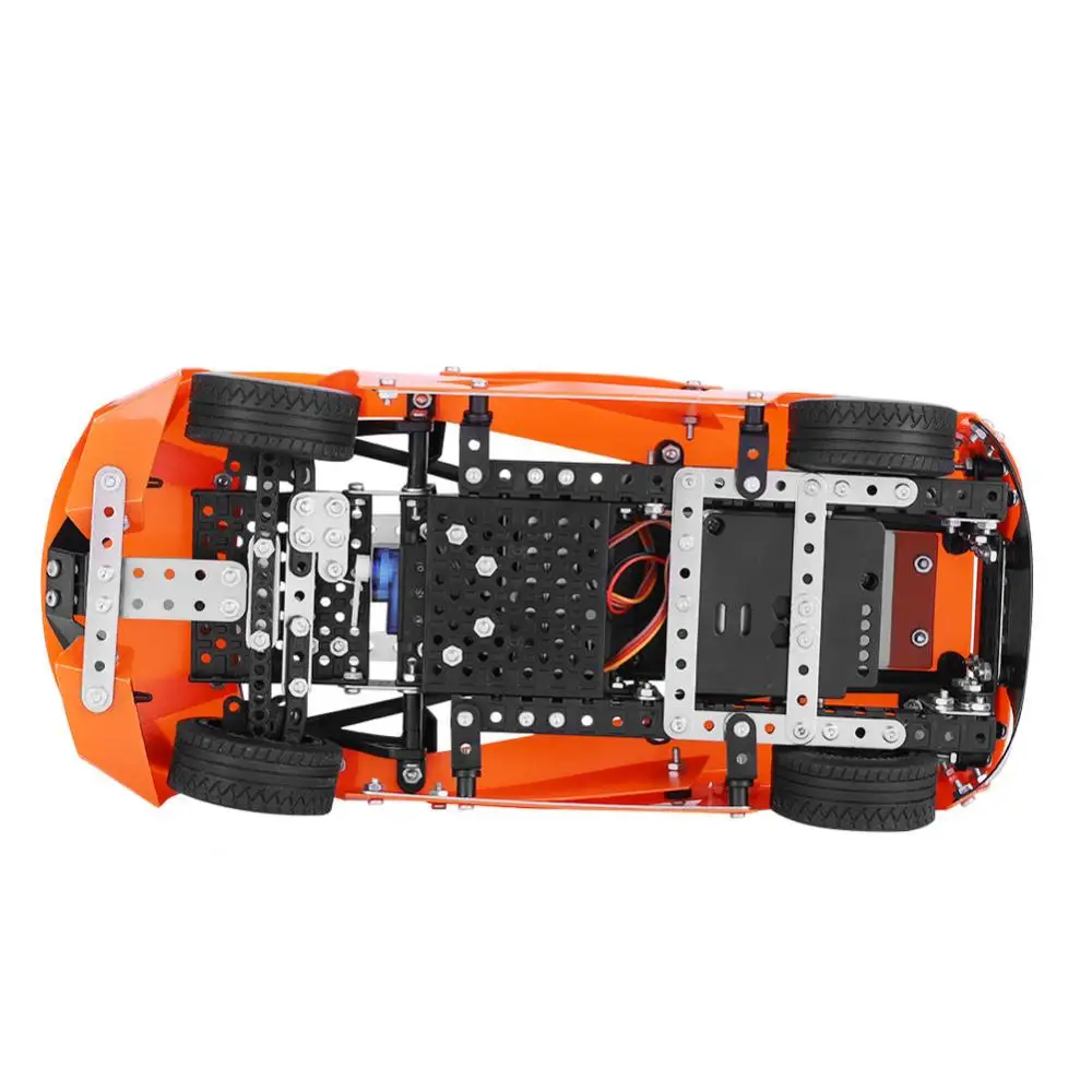 597Pcs Mini Puzzle Building Blocks Racing Car for Children Remote Control Car For Kids