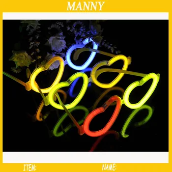 

100 sets valentine's day party glow stick accessories Headband glasses Heart Glasses Skull DIY Glow sticks party
