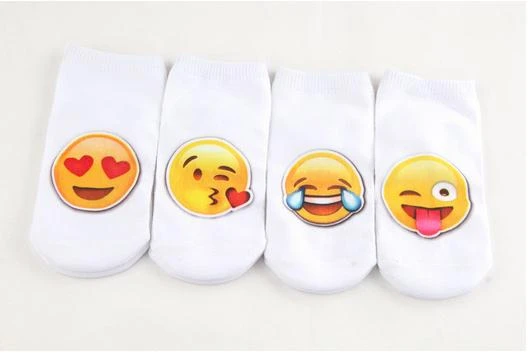 Drole Chaussettes Facebook Caractere Expressions Bonneterie 3d Emoji Imprimer Chaussettes Courtes Avec Calcetiness Mujer Cheville Bebe Enfants Chaussettes Aliexpress