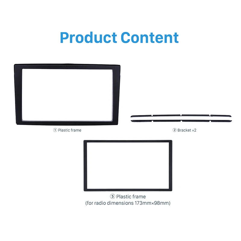 Seicane 2DIN Car Radio Fascia for 1999-2004 Mazda Premacy Dash Player Auto Mount Installation Surround Trim Panel Face Plate Kit Seicane 2DIN Car Radio Fascia for 1999-2004 Mazda Premacy Dash Player Auto Mount Installation Surround Trim Panel Face Plate Kit