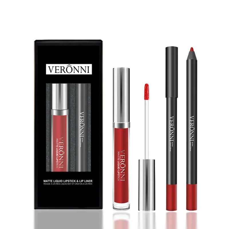 Buy Liquid Lipstick Lip Liner Set Waterproof Long