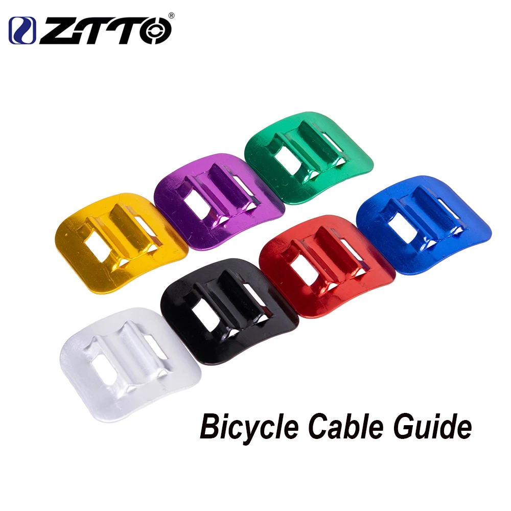 ZTTO 2 шт. MTB велосипед алюминиевый C тип U Пряжка оснастки дисковый тормоз переключения фиксированный зажим преобразования каркасный кабель руководство