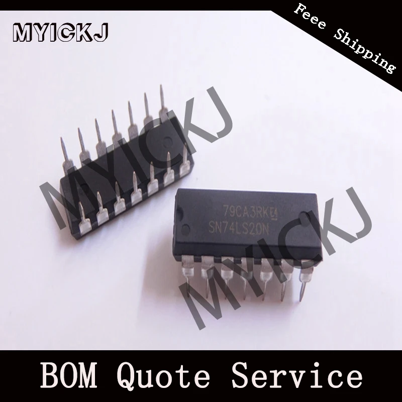 5 шт. SN74LS20N GATE NAND 2CH 4-INP 14DIP IC чип | Лампы и освещение