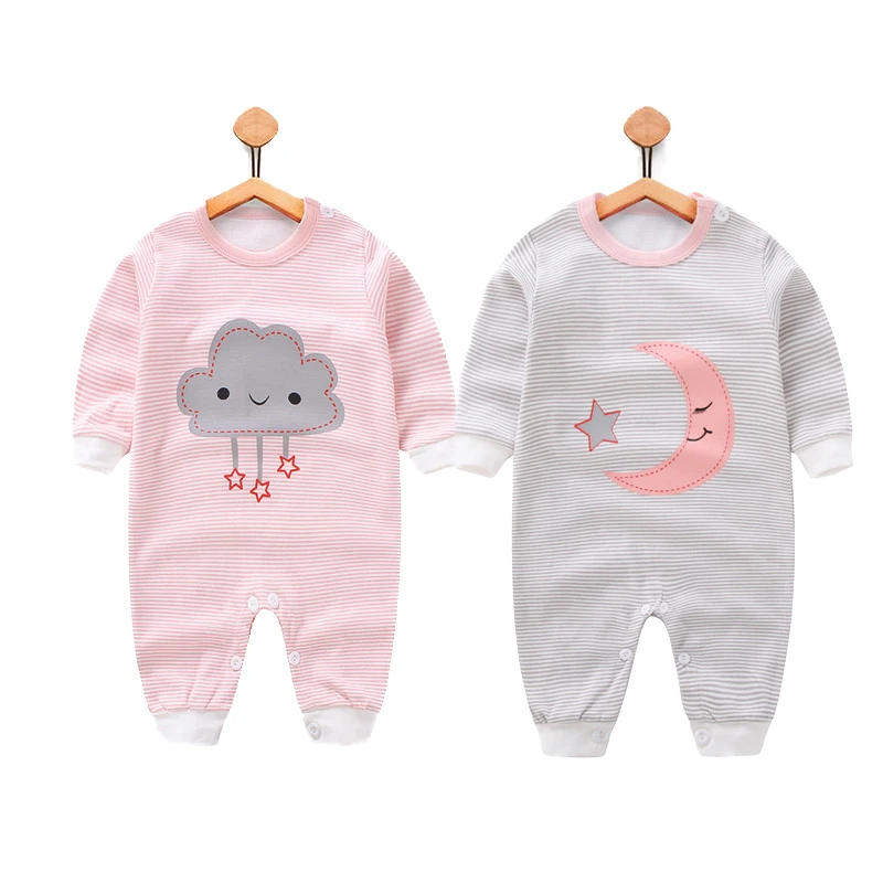 Winter Newborn Baby Infant Jumpsuits Cute Baby Boys Clothes Long