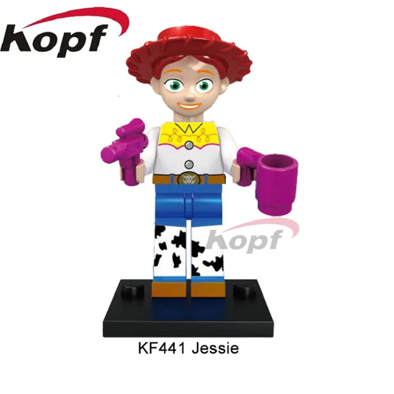 KF441 виртуальный пастушка характер Джесси игрушка IV история РИСУНОК Базз Лайтер Woody Раундап строительные блоки Действие Детские игрушки