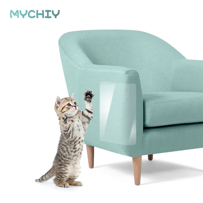 2PCS/SET Pet Cat Scratch Guard Mat Cats Scratching Post Furniture Sofa