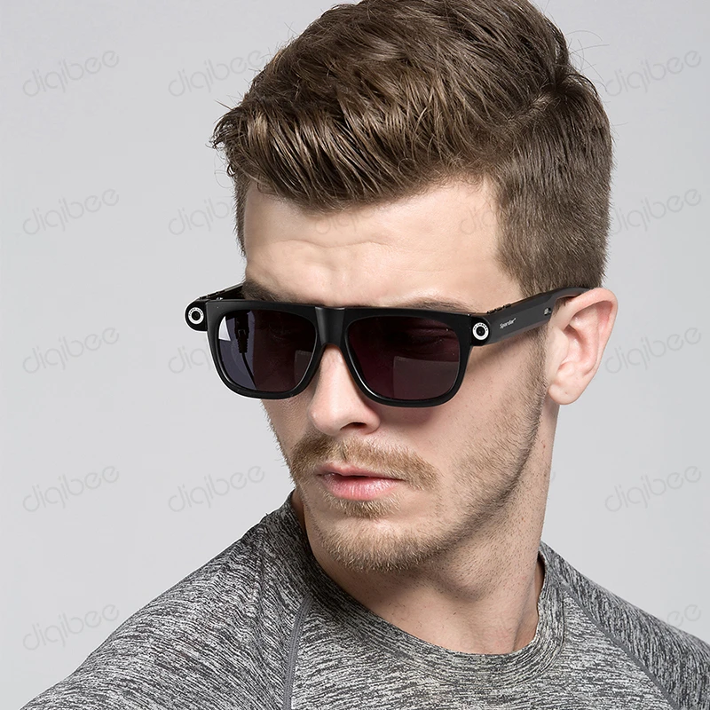 8GB or 32GB HD 1080P Mini Camera Glasses Smart Sunglasses Mini Camcorders Glasses Sports DV Wireless Bluetooth Headset Earphones