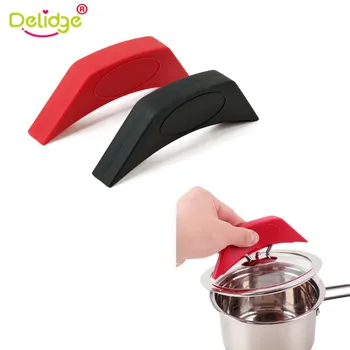 

Delidge 1 pc Silicone Assist Handle Holder Pot Cover Heat Insulated Finger Gloves Kitchen Cooking Tool Dropshipping