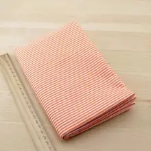 Хлопковые Лоскутные ткани с оранжевыми полосками, домашний текстиль, швейная подкладка Tecido, новости для начинающих