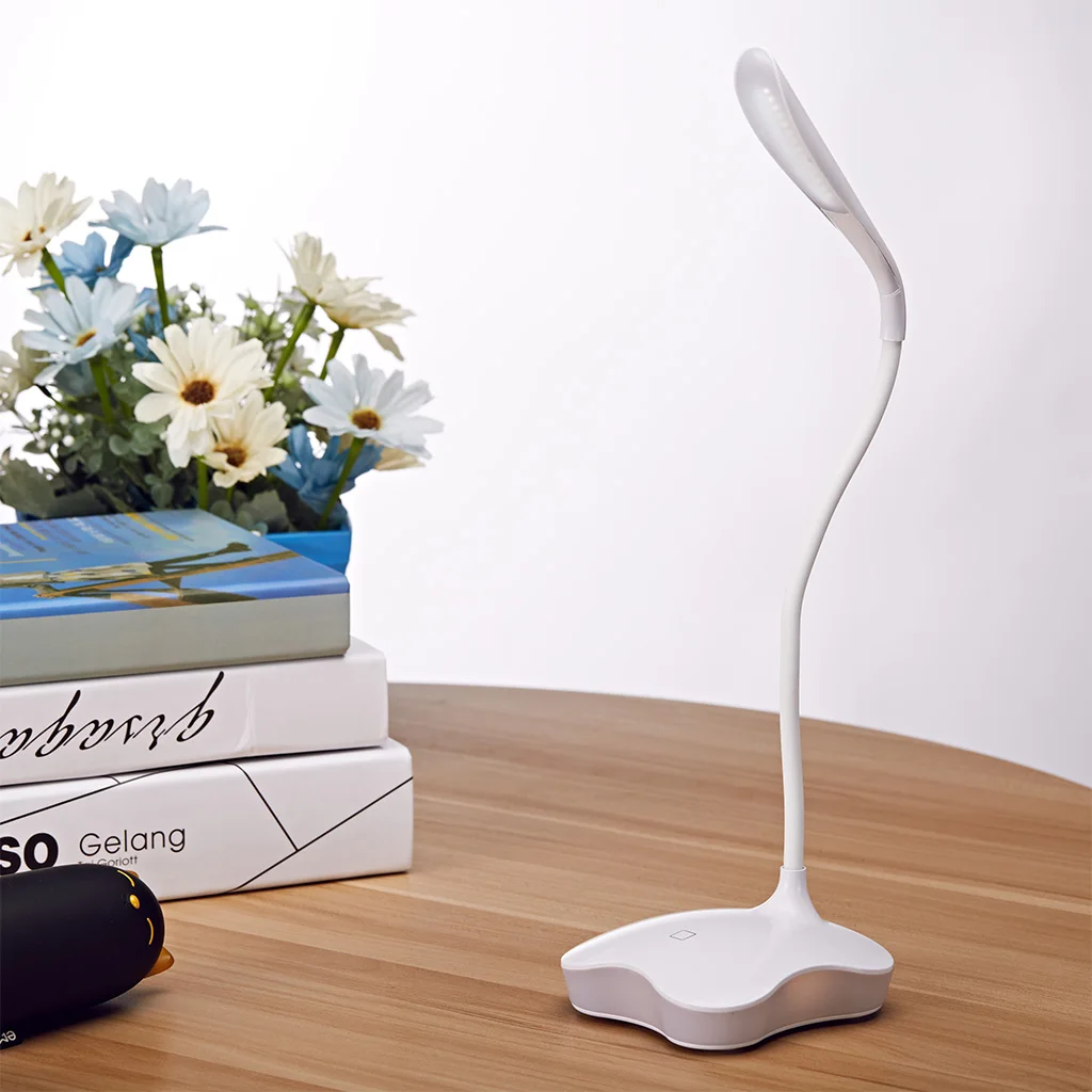  Finether USB Rechargeable LED Table Lamp Touch Sensor Dimmable 2-in-1 Portable Folding Night Lamp D - 32934371803