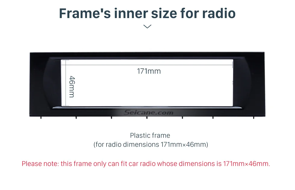 Seicane 1Din автомобиля радио фасции стерео интерфейс рамки и установка отделка монтажный комплект для 2003 Audi A4
