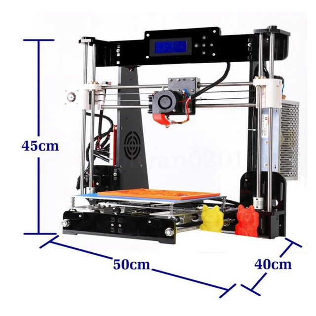 Cheap zrprinting A8  3D Printer 0.4mm Nozzle Reprap i3 Aluminium Alloy Hotbed Pritner DIY Kit Resume Power Failure Printing