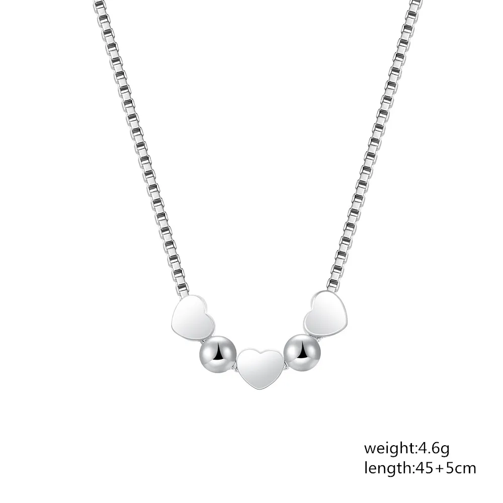 LN019 потеря денег по акции красивая мода элегантный цвет серебра талисман цепь из бисера красивое ожерелье ювелирные изделия - Окраска металла: LN054