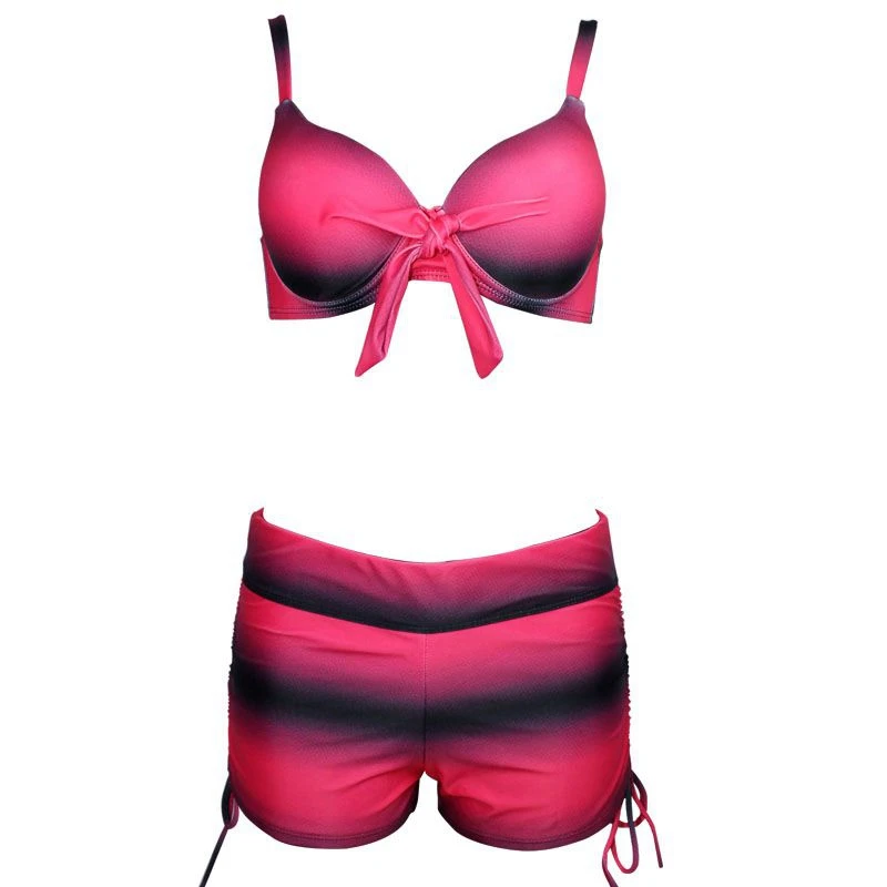 TYAKKVE 2020 Sexy Bikinis Plus Size Swimwear Two Piece Tankinis Swimsuit Shorts Women Sport Female Push Up Bathing Suit Big Size