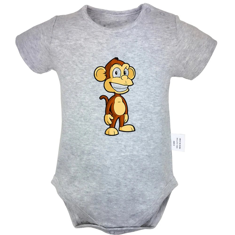 

Cartoon Monkey Tortoise the Buck and a Half Buccaneers Design Newborn Baby Bodysuit Suit Toddler Onsies Jumpsuit Cotton Clothes