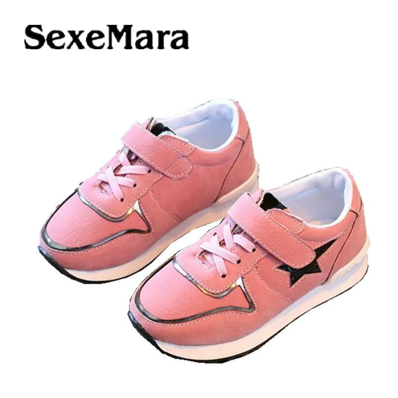 SexeMara 2017 New brand fashion boys girls sneakers shoes casual kids