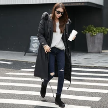 Fashion Winter Jacket Women Winter Coat Large Fur Collar Thickening Loose Down Cotton Padded Jacket Female