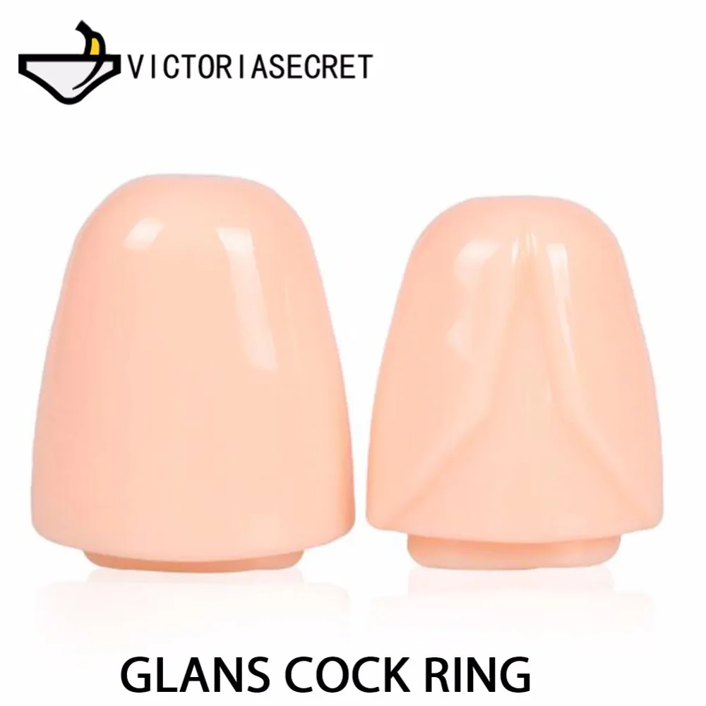 2 Pcs Glans Cock Ring Men Silicone Penis Sleeve Extension Condom Adult Sex Product Erotic Toys Dick Condoms For Men Sex Toys