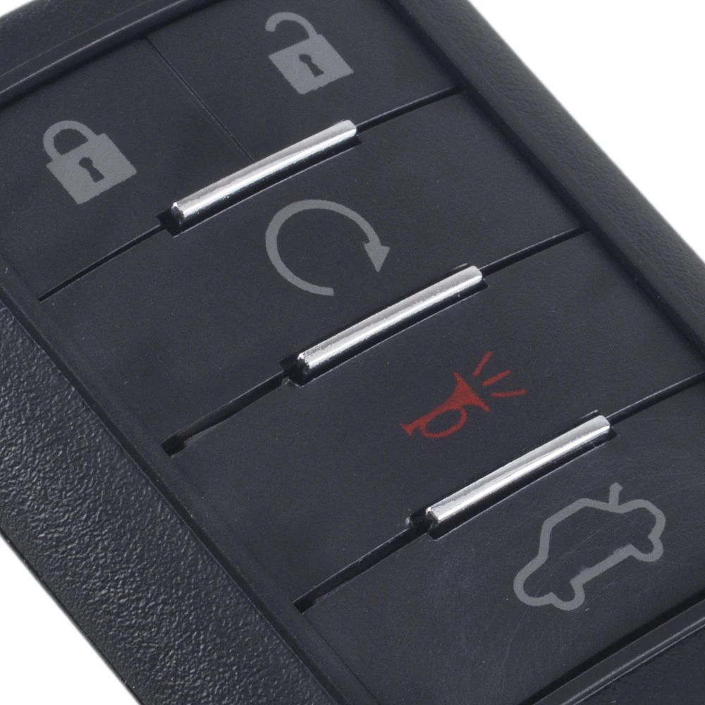 KEYYOU 5 кнопок Замена дистанционный ключ-брелок от машины подходит для Cadillac CTS Escalade DTS STS OUC6000066 ремонт ключа без ключа