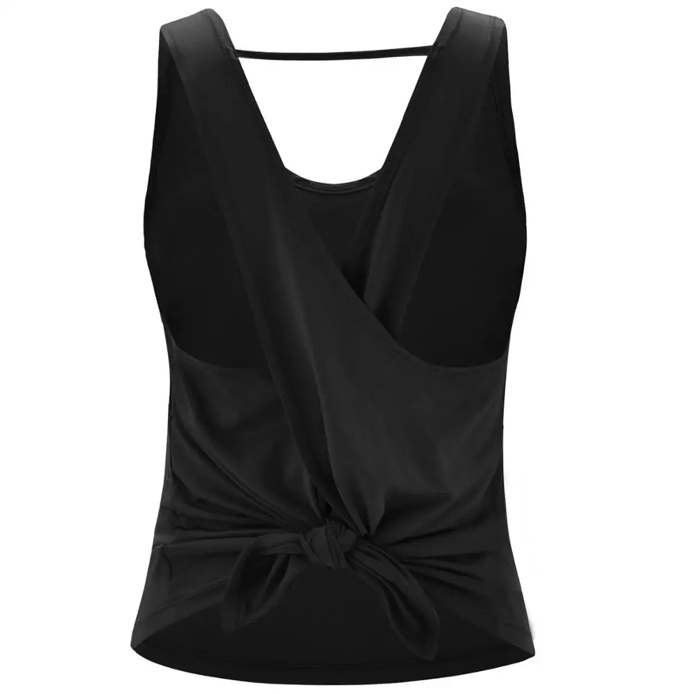 Женский спортивный жилет, тонкая женская рубашка для йоги, укороченный жилет для бега, однотонный эластичный пуловер, футболка для фитнеса, майки, топы для спортзала, тренировки, футболка, блузка - Цвет: BX2292 03