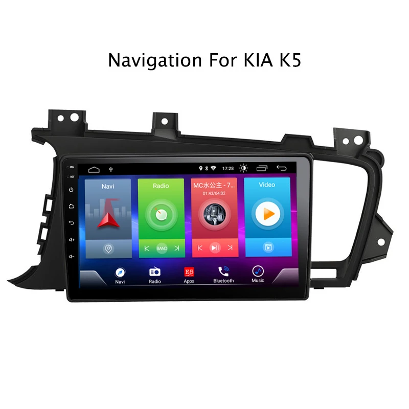 Discount Full Touch Screen Car Android 8.1 Radio Player For KIA Optima K5 2011-2015 GPS Navigation Video Multimedia Built In Bluetooth 2