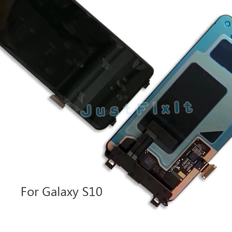 Для samsung Galaxy S10 S10 Plus SM-G9730 G973F G973U G973N ЖК-дисплей кодирующий преобразователь сенсорного экрана в сборе Super Amoled