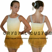 Платья для фигурного катания для девочек, модные новые Брендовые платья для катания на коньках, Детские DR3457