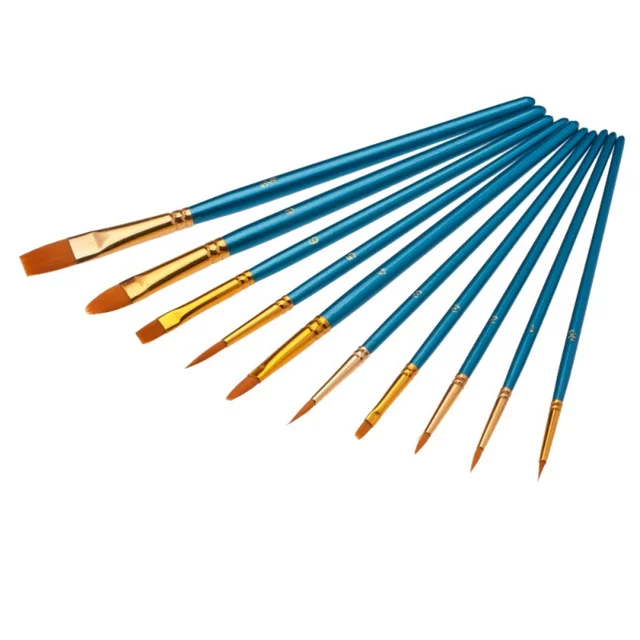 12 Set DIY Paint By Number Paint Refills Hand Painted Wall Plaster Oil